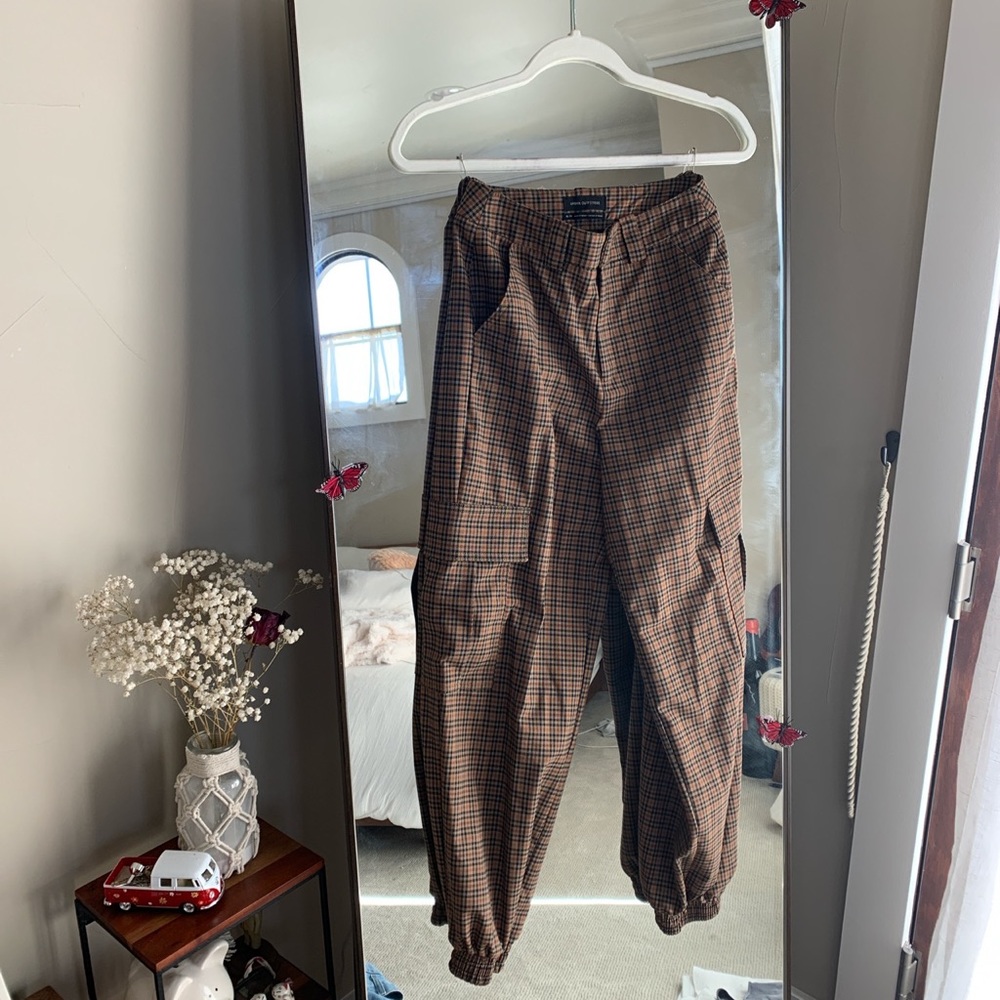 plaid cargo pants